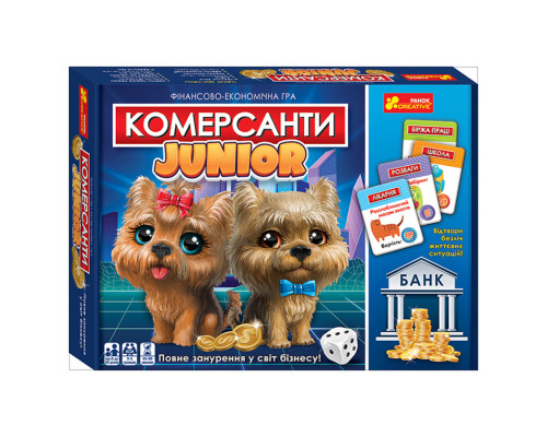 Настільна гра Коммерсанти Junior 10120162 українською мовою