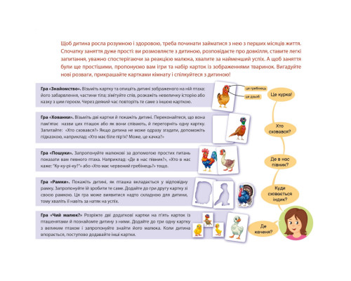 Детская развивающая игра "Изучаем с рождения: Во дворе" 264014, 8 карточек
