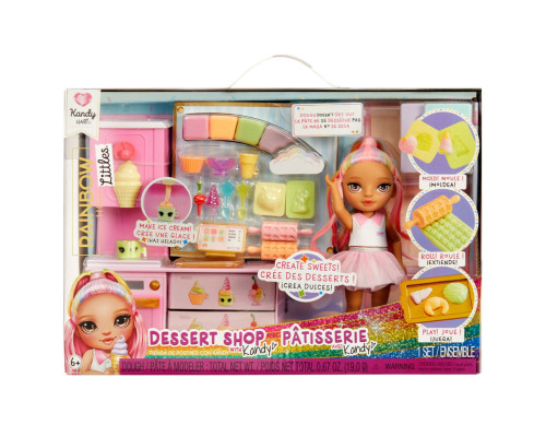 Ігровий набір із лялькою серії "Littles" Кондитерська Кенді Rainbow High 522058