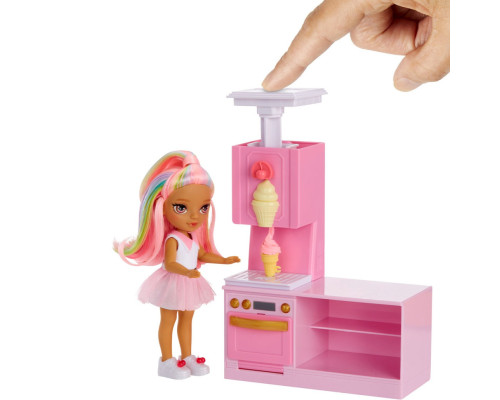 Ігровий набір із лялькою серії "Littles" Кондитерська Кенді Rainbow High 522058