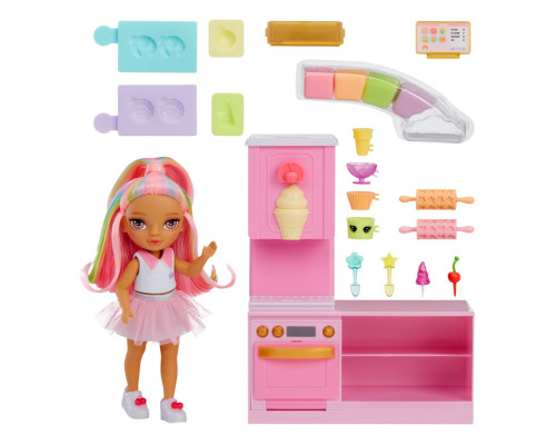 Ігровий набір із лялькою серії "Littles" Кондитерська Кенді Rainbow High 522058
