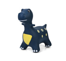 Дитяча іграшка-стрибун "Динозавр" MS 4152-1(Black) гума, до 20 кг