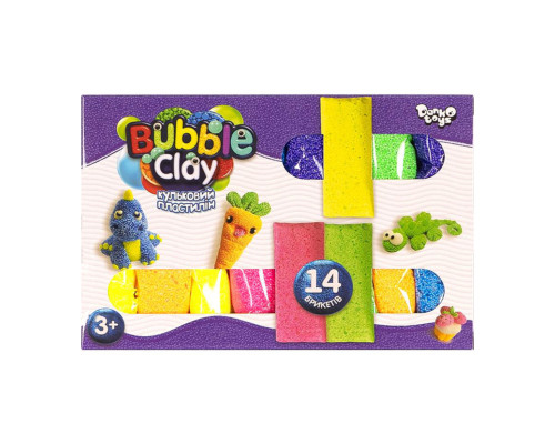 Комплект креативної творчості "Bubble Clay" BBC-05-01U 14 брикетів