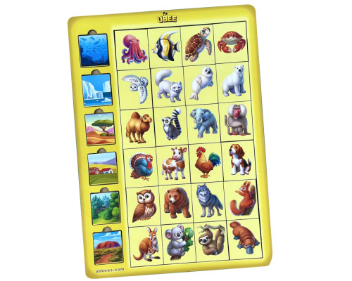 Деревянный детский сортер "Ассоциации животные" (ПСД300) PSD300