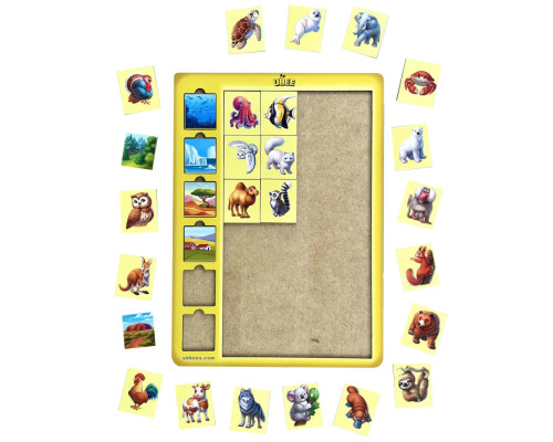 Деревянный детский сортер "Ассоциации животные" (ПСД300) PSD300