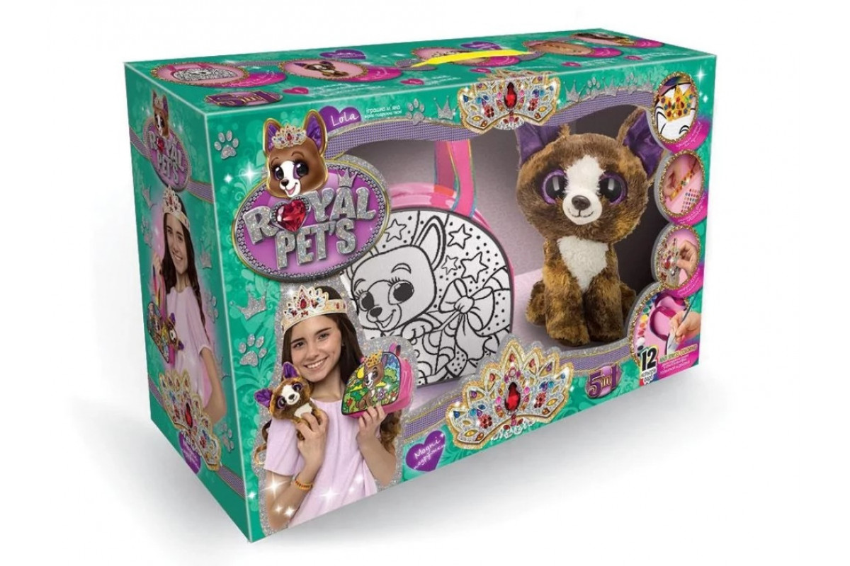 Набір креативної творчості "ROYAL PET`S" сумочка з собачкою RP-01-01-07U укр RP-01-07U Набір креативної творчості "ROYAL PET`S" сумочка з собачкою RP-01-01-07U укр RP-01-07U