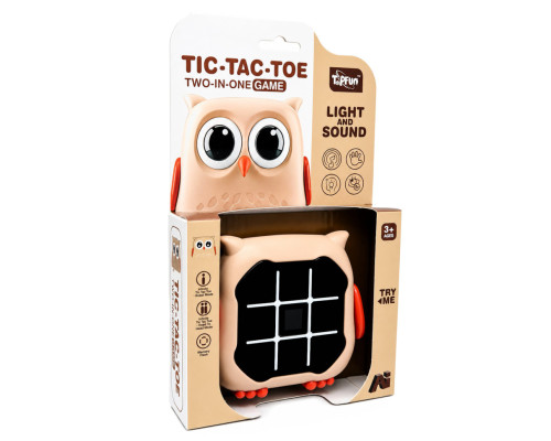 Детская игра "Нажимай быстро: Сова" Tic-Tac-Toe G66-6 со светом и звуком