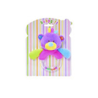 Погремушка мягкая  Bambi C20561 Животные Медведь