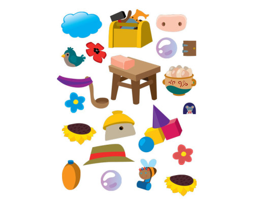 Дитяча розвиваюча книга-гра Кмітливі малюки. Сонце 402962 з наклейками