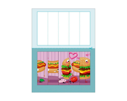 Развивающие тетради "Вкусняшки" 20409 пазлы-разрезалки