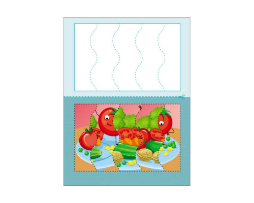 Развивающие тетради "Вкусняшки" 20409 пазлы-разрезалки