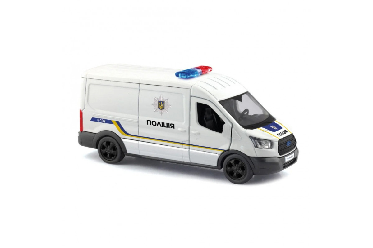 Автомодель "FORD TRANSIT VAN ПОЛІЦІЯ" TechnoDrive 250343U, 1:32 Автомодель "FORD TRANSIT VAN ПОЛІЦІЯ" TechnoDrive 250343U, 1:32
