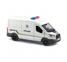 Автомодель "FORD TRANSIT VAN ПОЛИЦИЯ" TechnoDrive 250343U, 1:32