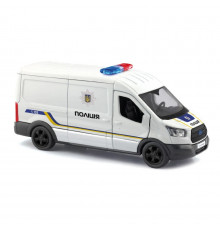 Автомодель "FORD TRANSIT VAN ПОЛІЦІЯ" TechnoDrive 250343U, 1:32