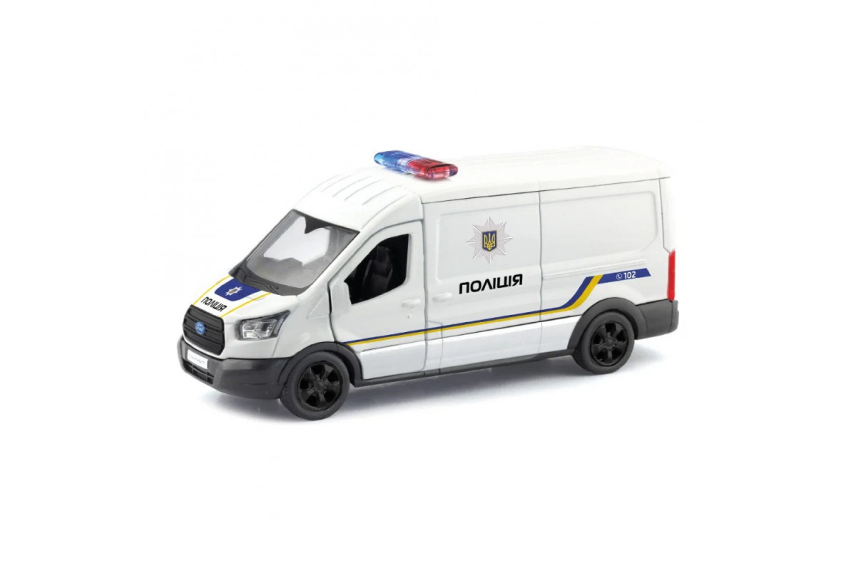 Автомодель "FORD TRANSIT VAN ПОЛІЦІЯ" TechnoDrive 250343U, 1:32 Автомодель "FORD TRANSIT VAN ПОЛІЦІЯ" TechnoDrive 250343U, 1:32