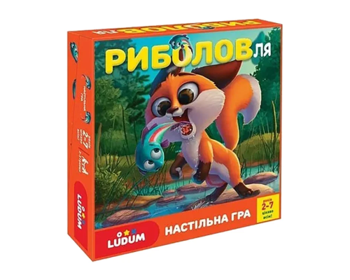 Детская настольная игра "Рыбалка"  LD1049-54 Ludum украинский язык