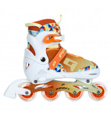 Детские раздвижные ролики A4156-L-OR, размер 39-42