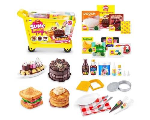 Ігровий набір зі слаймами "Візок смаколиків" Slime Mart 15907 серії "Shopping Cart"
