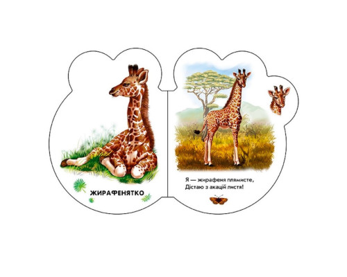 Картонна книжечка для найменших Малята : У зоопарку 411018 аудіо-бонус