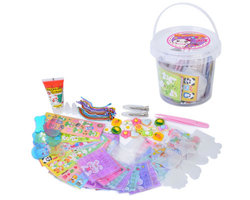 Набор для творчества "Создай свой браслет" TRSW-71 основы для брелков, заколки, наклейки