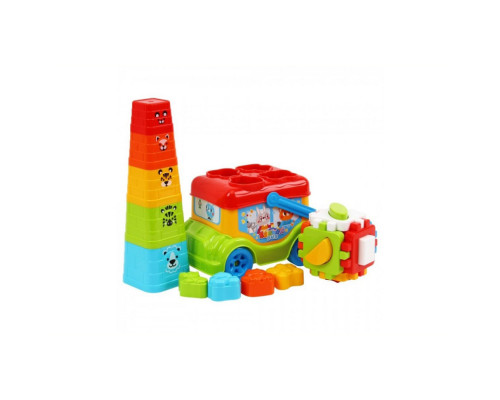 Дитяча іграшка для розвитку "Автобус сортер" 0389TXK