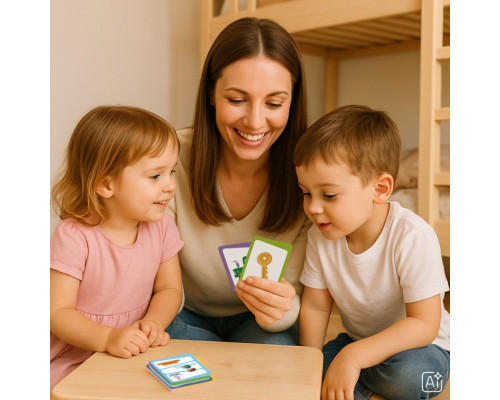 Настільна карткова гра для дітей "Вікторина: Вгадай предмет!" 301245