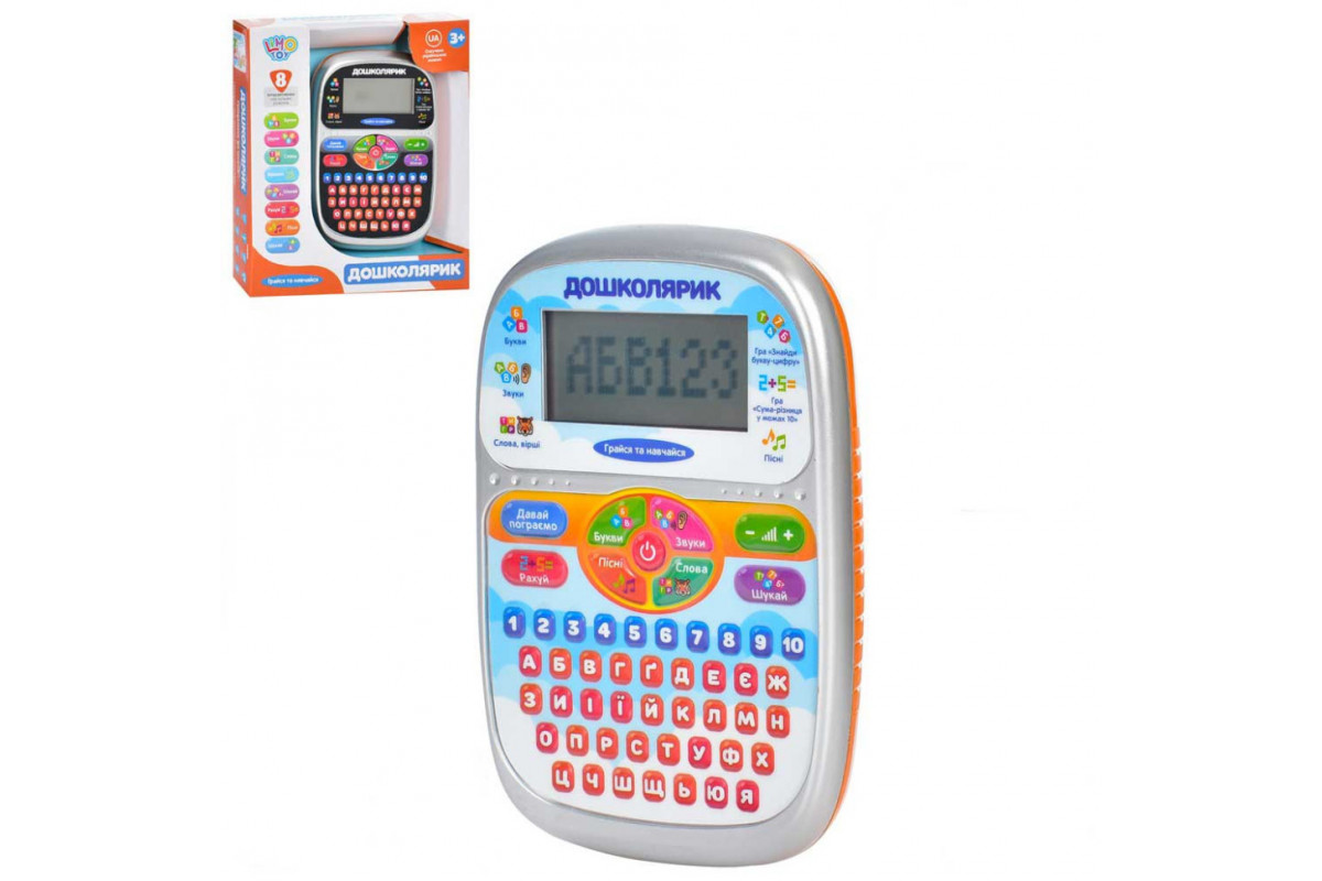 Планшет навчальний Limo Toy SK 0023 цифри,музичний Укр Білий
