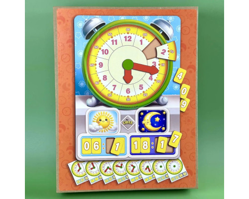 Развивающая игра Часы - Учим время (ПСД279) PSD279