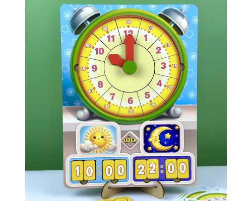 Развивающая игра Часы - Учим время (ПСД279) PSD279