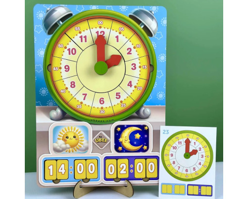 Развивающая игра Часы - Учим время (ПСД279) PSD279