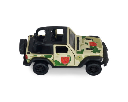 Автомодель серии "Шевроны Героев" Jeep Wrangler Rubicon "Юг" TechnoDrive 250398UM
