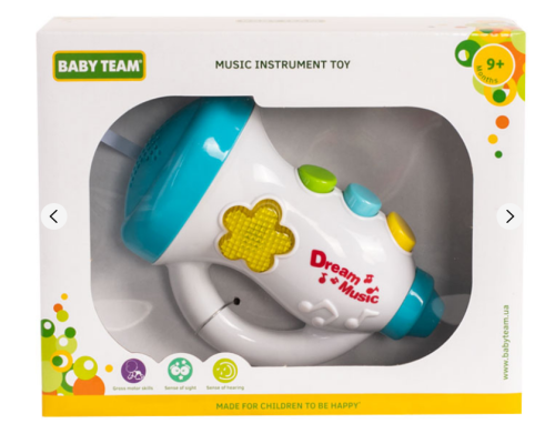 Дитяча музична іграшка "Труба" 8625_труба, світлові та звукові ефекти