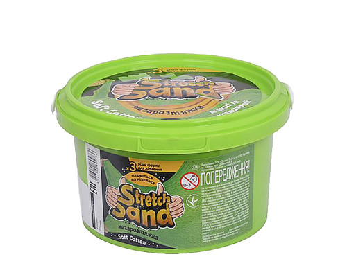 Набір креативної творчості "Stretch Sand" STS-02-01U 400 гр Зелений