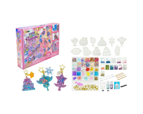 Детский набор для творчества "Resin Fidget Shakers" 9082E 12 силиконовых форм