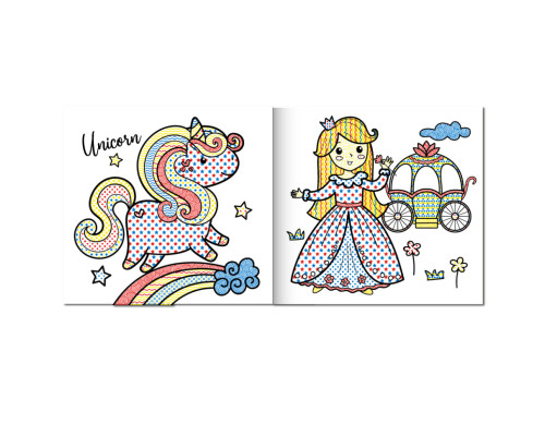 Водна розмальовка "Принцеси" РМ-95-07 серія "MINI Water Book"