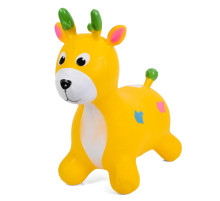 Детская игрушка-прыгун "Олененок" MS 3259(Yellow) резина, до 20 кг
