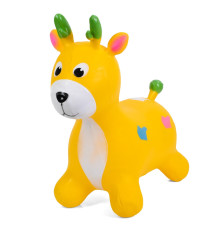 Детская игрушка-прыгун "Олененок" MS 3259(Yellow) резина, до 20 кг