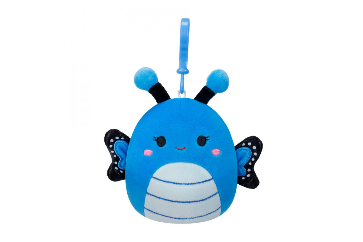 М'яка іграшка на кліпсі "Метелик Вейверлі" Squishmallows SQCP00220, 9 см М'яка іграшка на кліпсі "Метелик Вейверлі" Squishmallows SQCP00220, 9 см