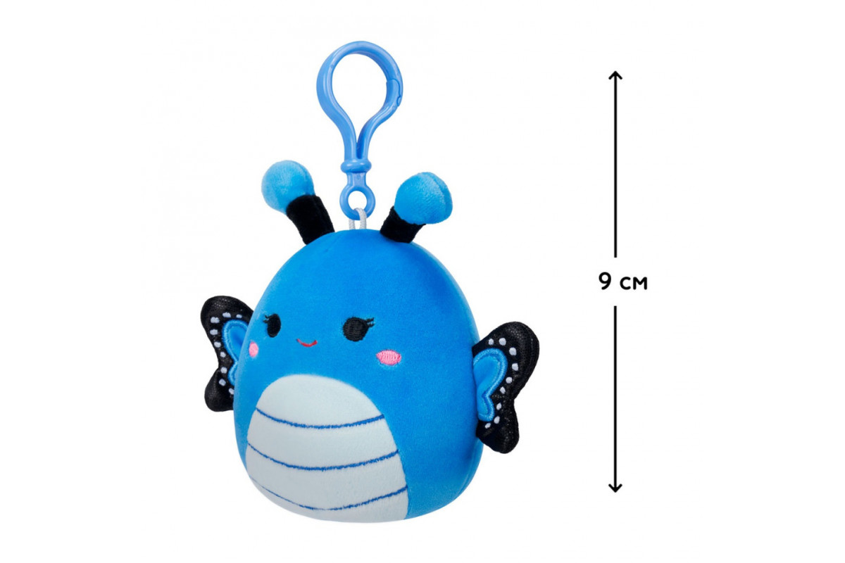 М'яка іграшка на кліпсі "Метелик Вейверлі" Squishmallows SQCP00220, 9 см