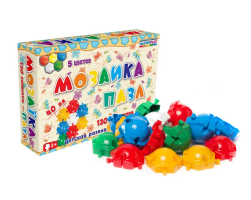 Детская мозаика-пазл №5 1-146, 130 деталей ?40мм