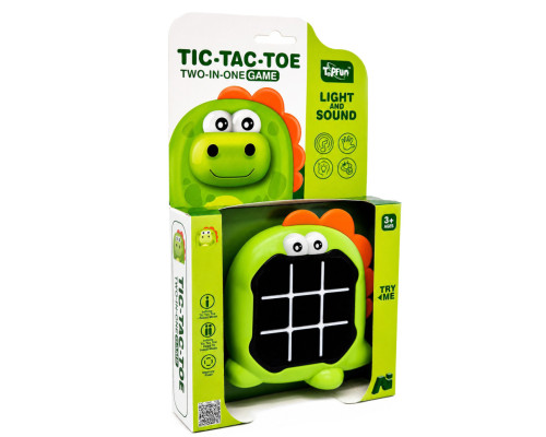 Детская игра "Нажимай быстро: Динозавр" Tic-Tac-Toe G66-5 со светом и звуком
