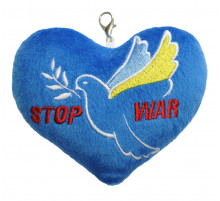 Серце - брелок "Stop War", Tigres ПД-0433 Серце - брелок "Stop War", Tigres ПД-0433