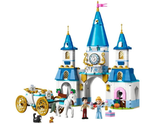 Конструктор Замок Попелюшки та карета LEGO 43275, 596 деталей