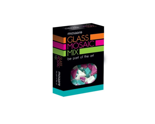 Детский набор для творчества "Мозаичный микс" MA5004 белый, бирюзовый, фиолетовый с глиттером