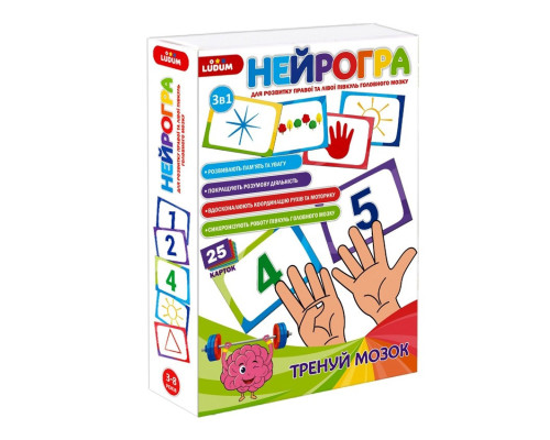 Дитячий набір розвиваючих карток "Нейгрогра" ME5032-26