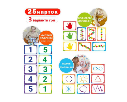 Дитячий набір розвиваючих карток "Нейгрогра" ME5032-26