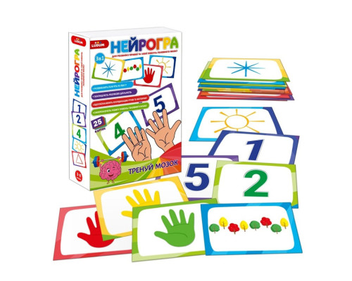 Дитячий набір розвиваючих карток "Нейгрогра" ME5032-26