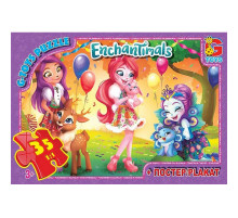 Дитячий пазл класичний "Enchantimals" EA212 постер 35 елементів