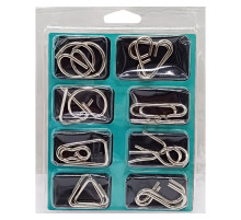 Набір металевих головоломок "Metal Puzzle" 808A-C-B(Turquoise) 8 штук в наборі