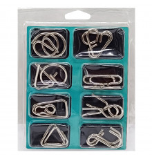 Набір металевих головоломок "Metal Puzzle" 808A-C-B(Turquoise) 8 штук в наборі